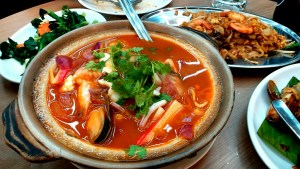Traditional Malaysian soup dish