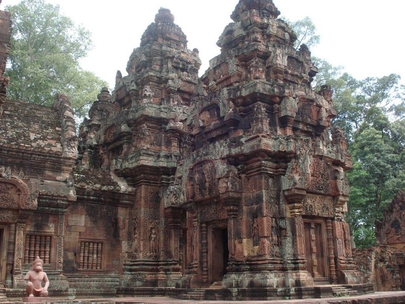 Outdoor temple ruins